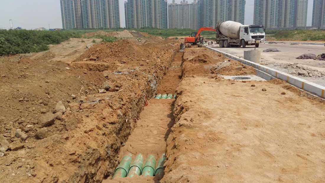泰安京沪高铁南片区F区配套道路二标段
